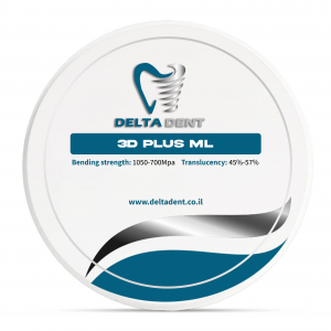 3D plus ML Multiayer Zirconia Crown